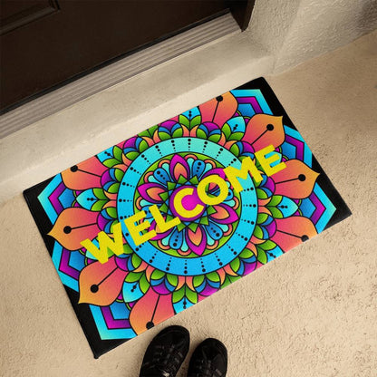 JGF Colorful Front Door Mat Outside Entrance 21x34