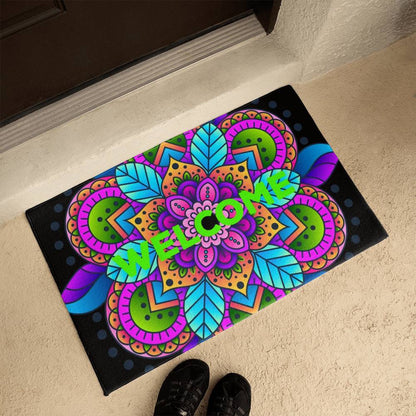 JGF Colorful Front Door Mat Outside Entrance Bright Color