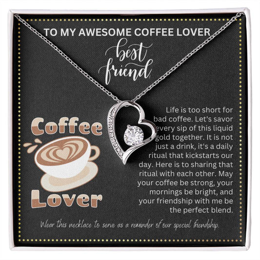 JGF Jewelry Gifts for Family No Coffee No Workee for BFF Bestie Friend