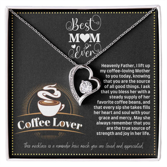 JGF Jewelry Gifts for Family Mom Birthday Gifts From Daughter Coffee I Love You Mom