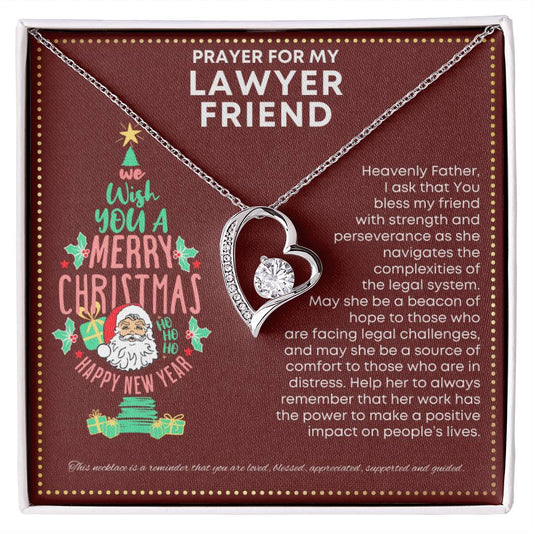 JGF Jewelry Gifts for Family My Friend Is a Lawyer Present Heart Necklace