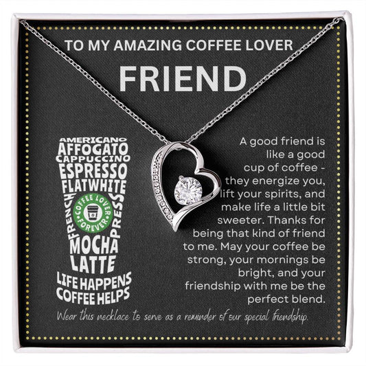 JGF Jewelry Gifts for Family Coffee Is My BFF Friend Bestie Lover for Women Friendship