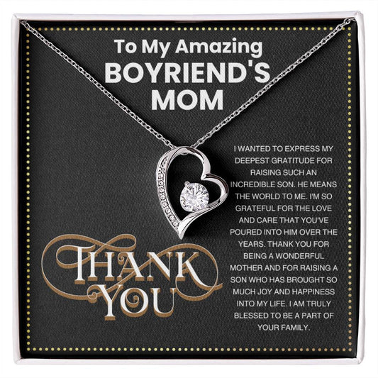 JGF Jewelry Gifts for Family Thank You For Being Awesome Gifts for Boyfriend's Mom