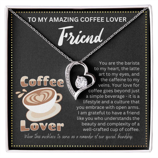 JGF Jewelry Gifts for Family Amazing Friendship Necklaces Best Friend Coffee Lover