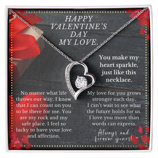 JGF Jewelry Gifts for Family My Love Necklace For Girlfriend