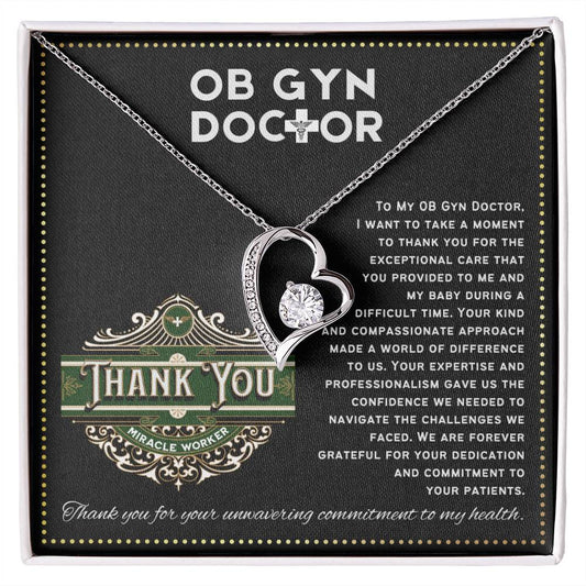 JGF Jewelry Gifts for Family ObGyn Doctor Appreciation Thank You for Women
