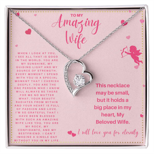 JGF Jewelry Gifts for Family To My Amazing Wife Necklace