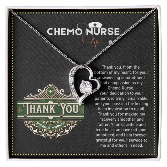 JGF Jewelry Gifts for Family Thank You Necklace Gifts For Chemo RN Nurse