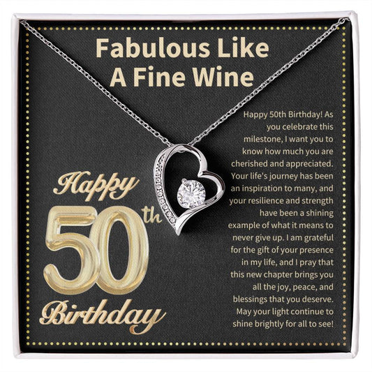 JGF Jewelry Gifts for Family 50 Year Old Birthday Gifts For Women Unique