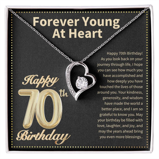 JGF Jewelry Gifts for Family 70th Birthday Necklace For Women