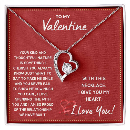 JGF Jewelry Gifts for Family Will You Be My Valentine Card For Her