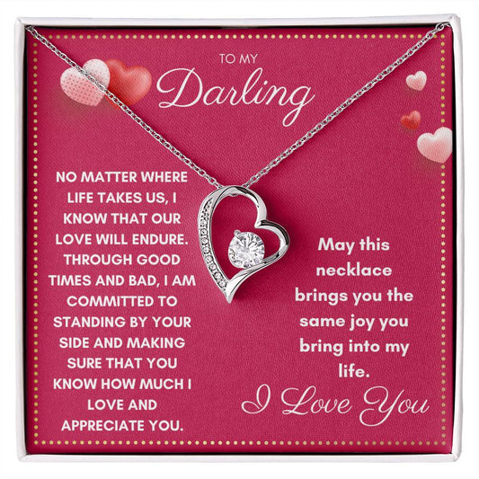 JGF Jewelry Gifts for Family To My Darling Gifts For Women