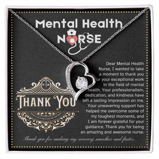 JGF Jewelry Gifts for Family Mental Health Thank You Card For Nurse