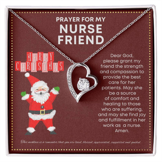 JGF Jewelry Gifts for Family Gifts Ideas for Nurse Prayer Friend Cute Simple Heart Necklace