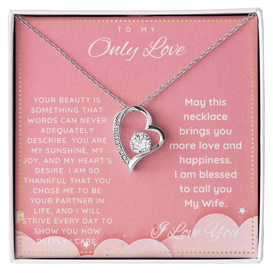 JGF Jewelry Gifts for Family To My Future Wife Necklace on Valentine's Day