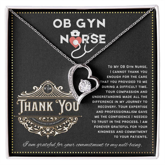 JGF Jewelry Gifts for Family Ob Gyn Thank You Gifts For Nurse Single Heart Necklace