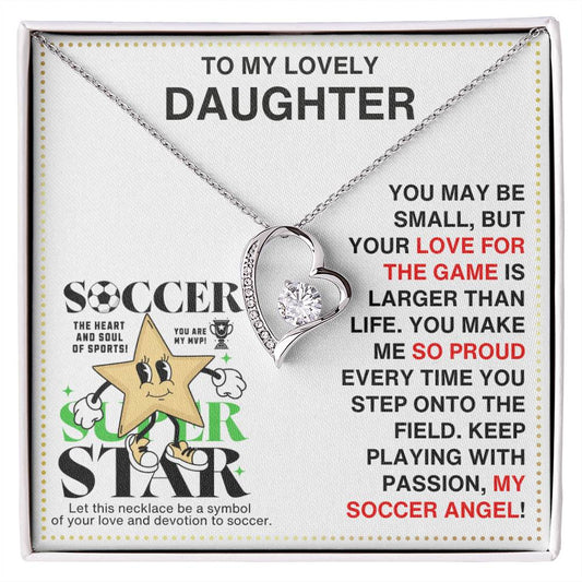 JGF Jewelry Gifts for Family Soccer Necklace For Girls