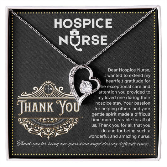 JGF Jewelry Gifts for Family thank You Hospice Nurse Gifts for Women Simple Heart Necklace