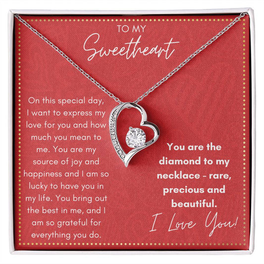 JGF Jewelry Gifts for Family To My Wife I Love You Necklace