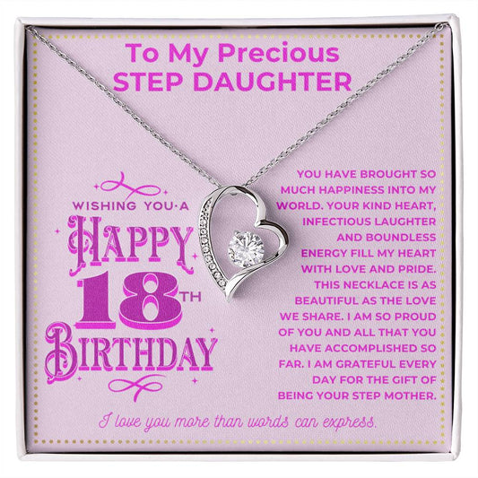 JGF Jewelry Gifts for Family Birthday 18 Year Old Girl Step Daughter