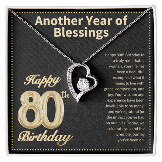 JGF Jewelry Gifts for Family 80th Birthday Gifts for Women Ideas