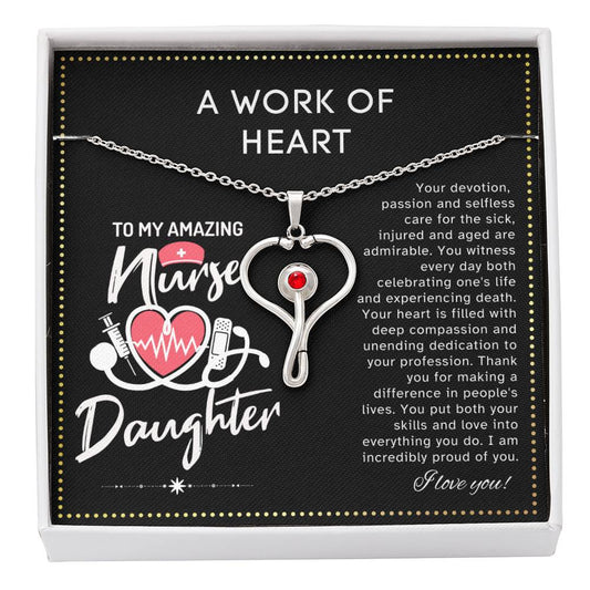 JGF Jewelry Gifts For Family Gifts For Daughter Who Is A Nurse Practitioner