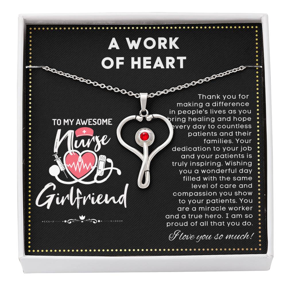 JGF Jewelry Gifts For Family My Girlfriend Is A Nurse Practitioner