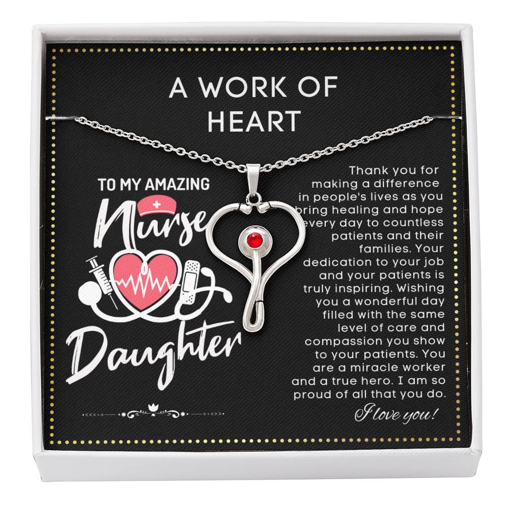 JGF Jewelry Gifts For Family Daughter Nurse Practitioner Gifts For Women