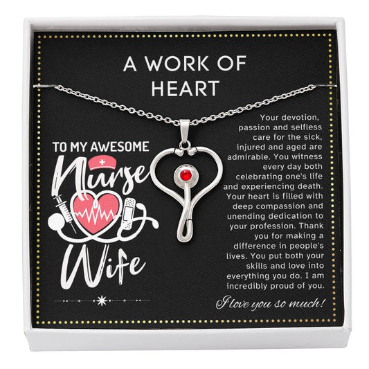 JGF Jewelry Gifts For Family Wife Nurse Practitioner Gifts For Women