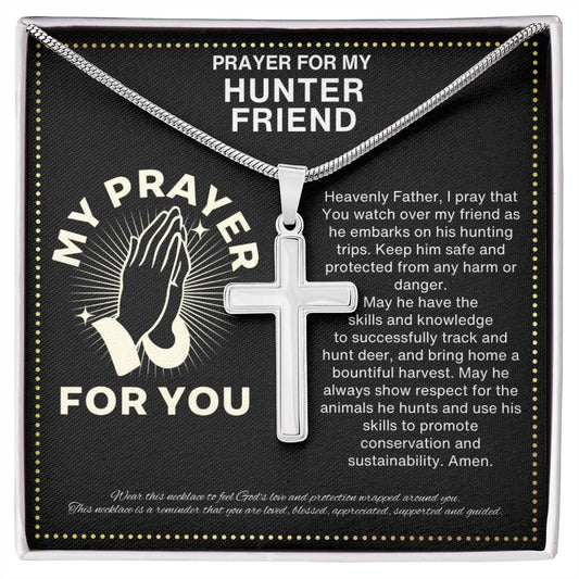 JGF Jewelry Gifts for Family My Prayer for Hunter Hunting Gifts for Men and Women