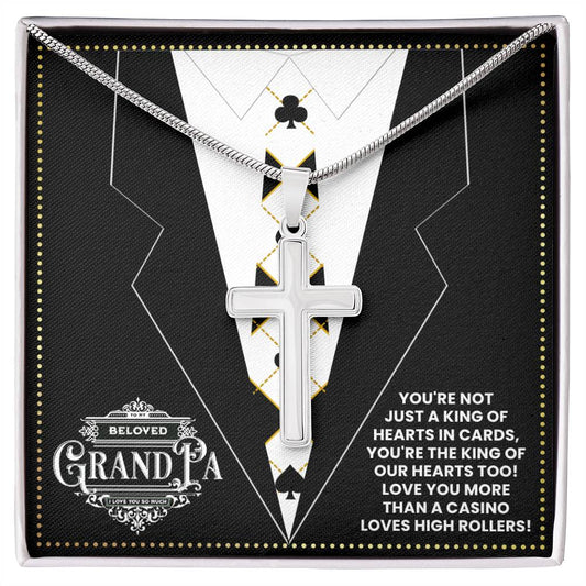 JGF Jewelry Gifts for Family Poker Lovers Gifts For Men Unique Grandpa Gifts for 80th Birthday