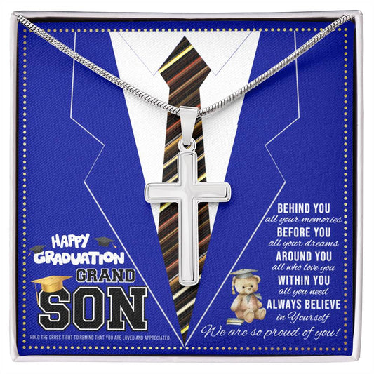 JGF Jewelry Gifts for Family University Graduation Grandson Gifts