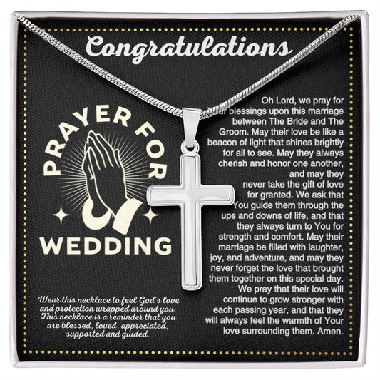 JGF Jewelry Gifts for Family 25th Wedding Gifts For Couple Marriage Prayer