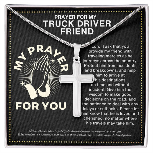 JGF Jewelry Gifts for Family My Prayer Gifts for Truck Driver Best Friend BFF Bestie