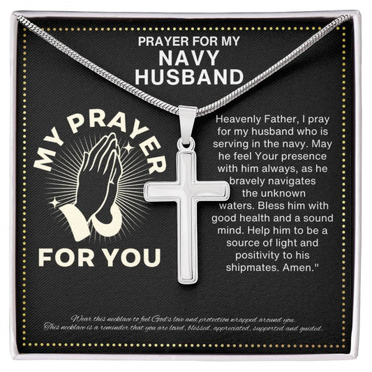 JGF Jewelry Gifts for Family Prayer Gifts for US Navy Husband