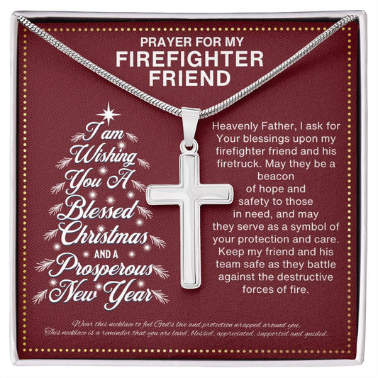 JGF Jewelry Gifts for Family Firefighter Christmas Gift For BFF Bestie Best Friend