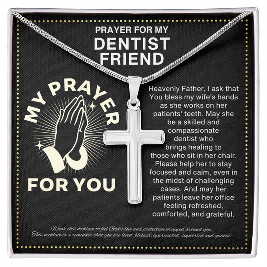 JGF Jewelry Gifts for Family My Prayer for Dentist Best Friend BFF Bestie Men and Women