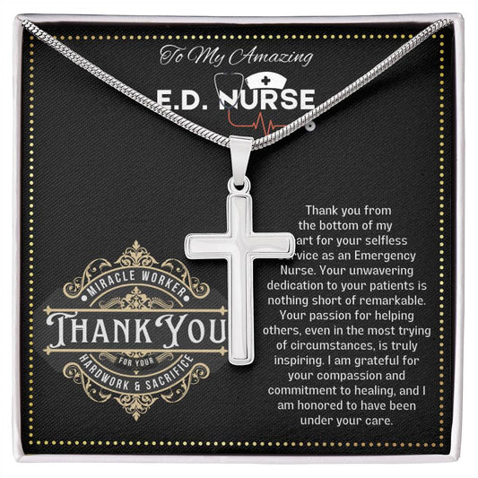 THANK YOU Nurse (15) JGF Jewelry Gifts for Family ARTISAN CROSS TEMPLATE - artisancross-BB