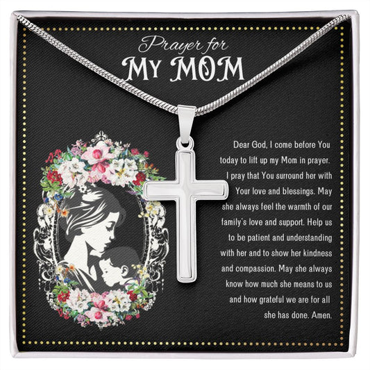 JGF Jewelry Gifts for Family | Prayer For Mom And Wife | I Love You Mom Gifts Flowers | Serenity Prayer Gifts For Women