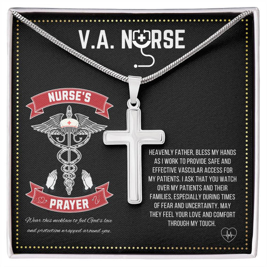 JGF Jewelry Gifts for Family | Proud Vascular Access Team VA Nurse Practitioner Gifts for Women