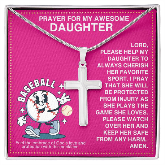 JGF Jewelry Gifts for Family Basketball Necklaces Cross For Girls