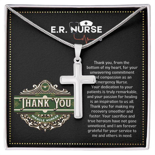 THANK YOU Nurse (17) JGF Jewelry Gifts for Family ARTISAN CROSS TEMPLATE - artisancross-BB