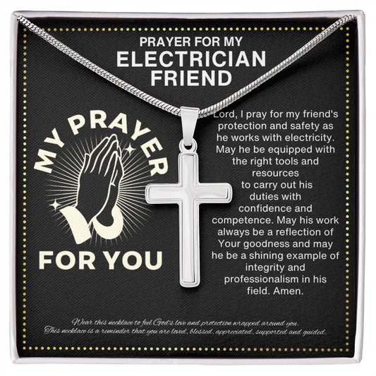 JGF Jewelry Gifts for Family Electrician Gifts For Men Journeyman