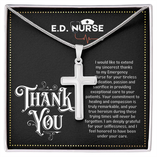 THANK YOU Nurse (14) JGF Jewelry Gifts for Family ARTISAN CROSS TEMPLATE - artisancross-BB