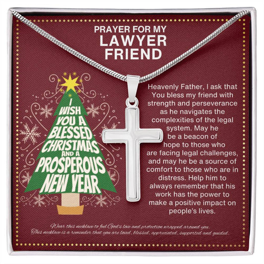 JGF Jewelry Gifts for Family Christmas Prayer for Lawyer Friend