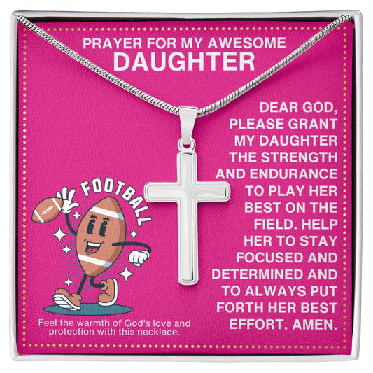 JGF Jewelry Gifts for Family Football Necklace For Girls