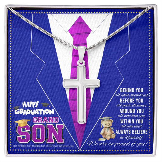 JGF Jewelry Gifts for Family Kindergrad Graduation Card Grandson