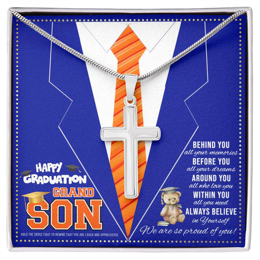 JGF Jewelry Gifts for Family Kinder Grandson Graduation Card For Kids