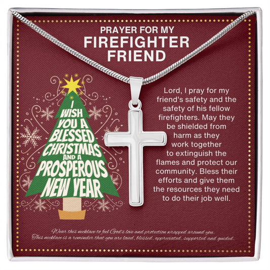 JGF Jewelry Gifts for Family BFF Firefighter Christmas Gift For Bestie Best Friend