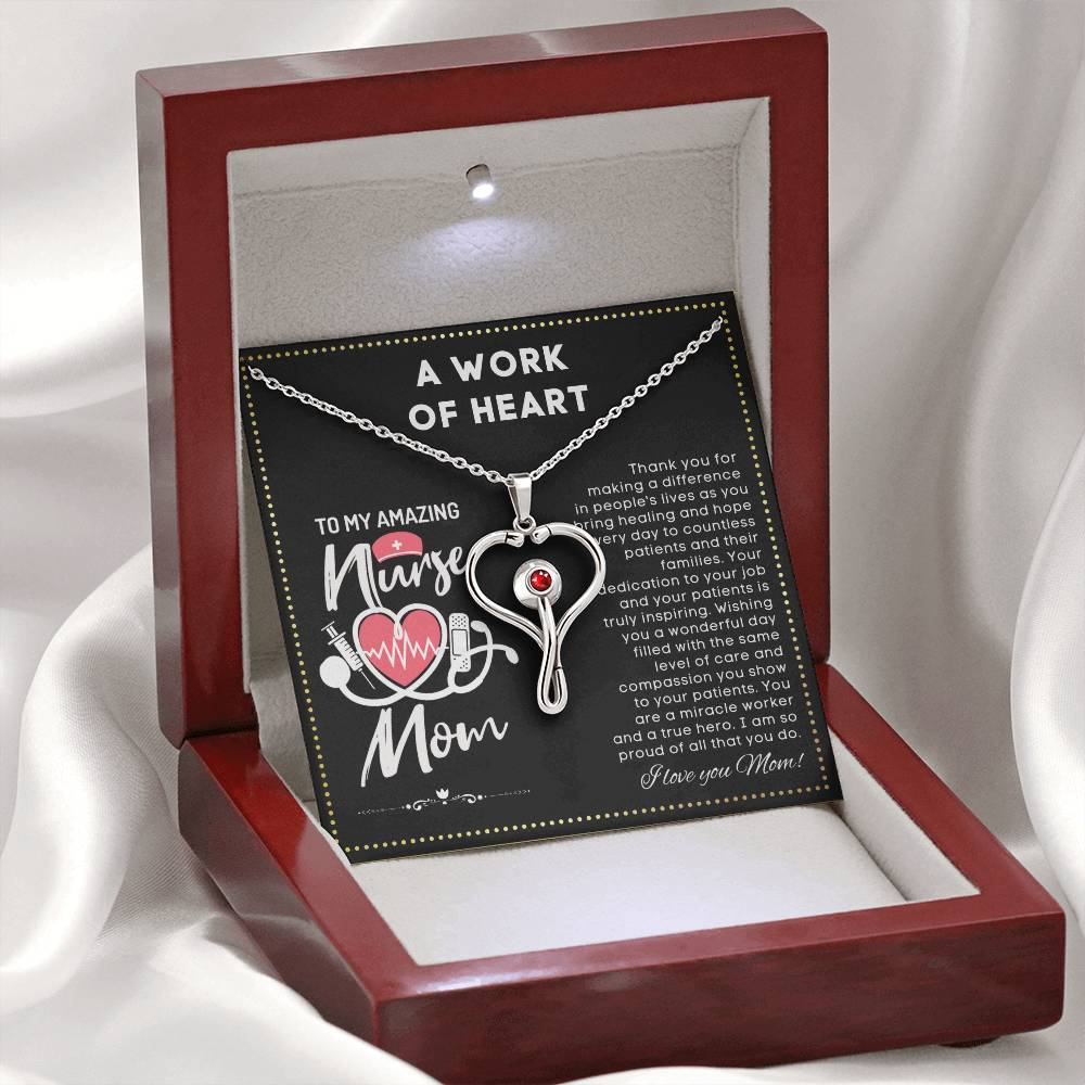 JGF Jewelry Gifts For Family My Mom Is A Nurse For Practitioner Mommy